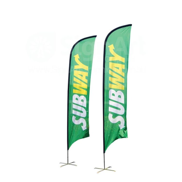 Picture of Medium(70.4*300cm) Concave Feather Banners 13ft