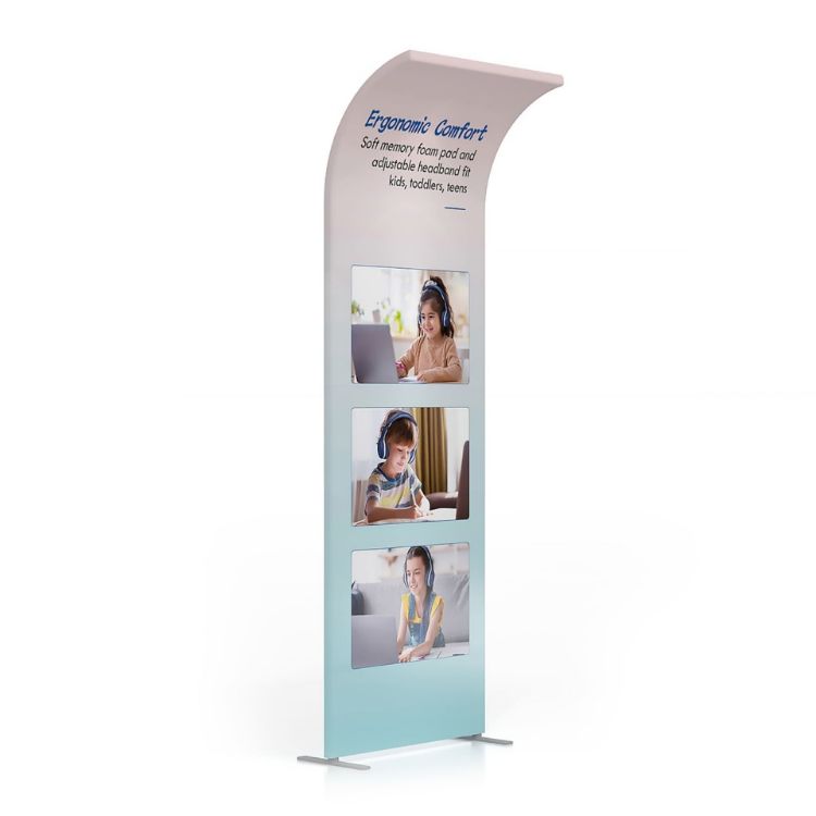 Picture of Curved Fabric Banner Stand