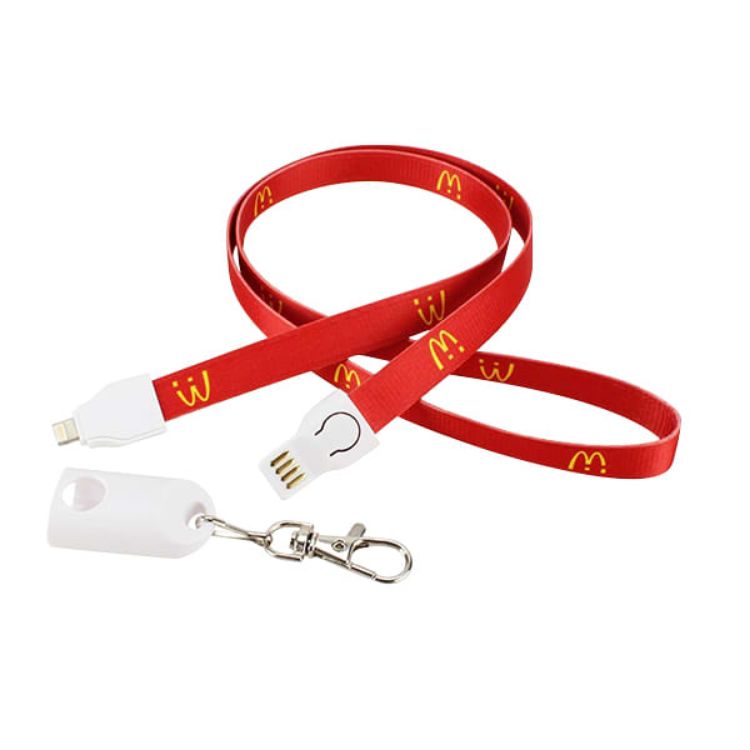 Picture of Polyester Lanyard Charging Cable