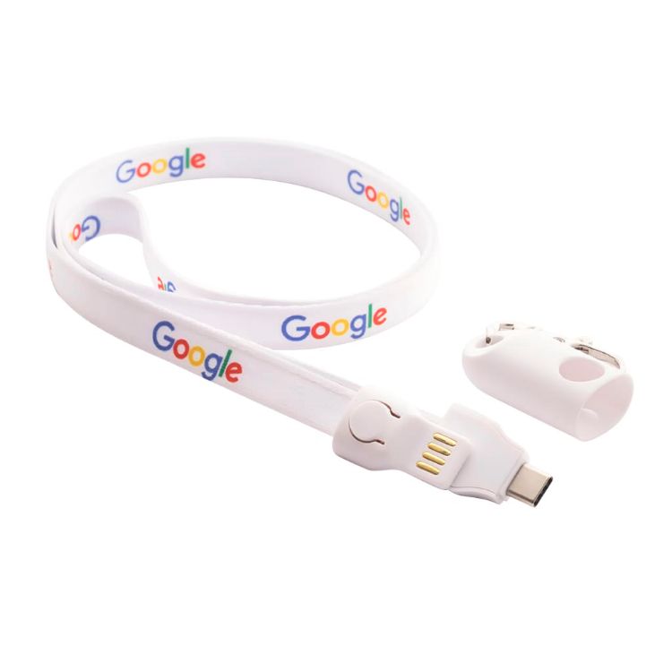 Picture of Polyester Lanyard Charging Cable