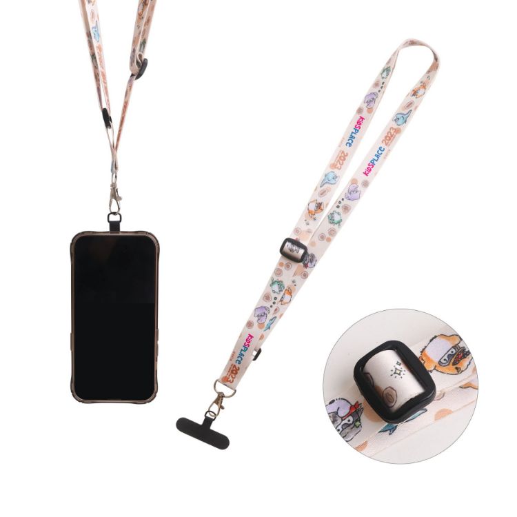 Picture of Adjustable Sublimation Phone Lanyard