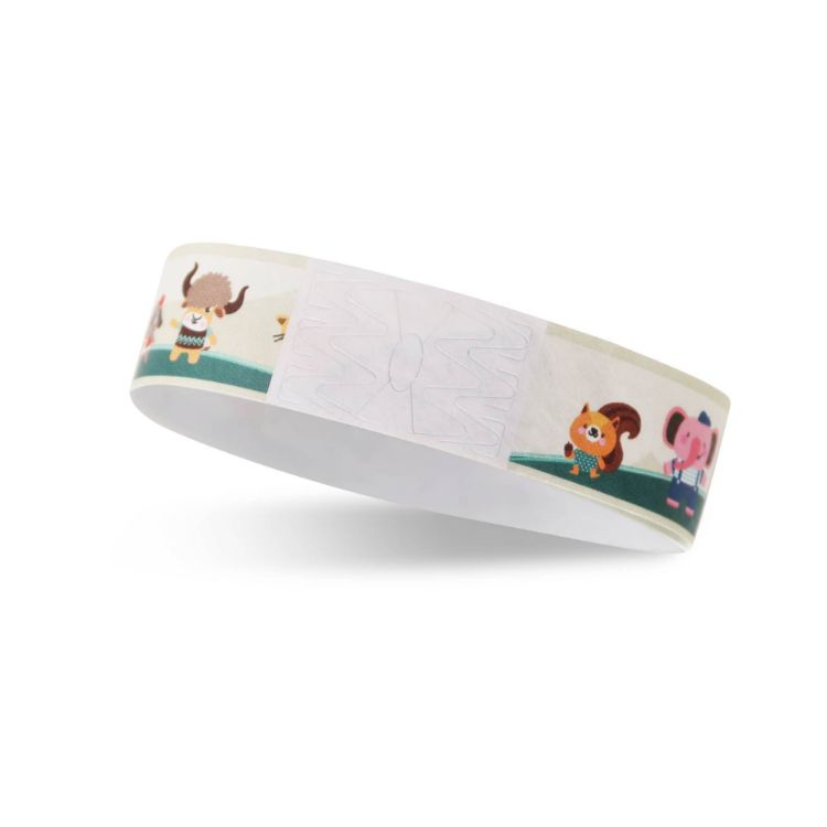 Picture of 19mm Width Disposable Full Colour Tyvek Wristband