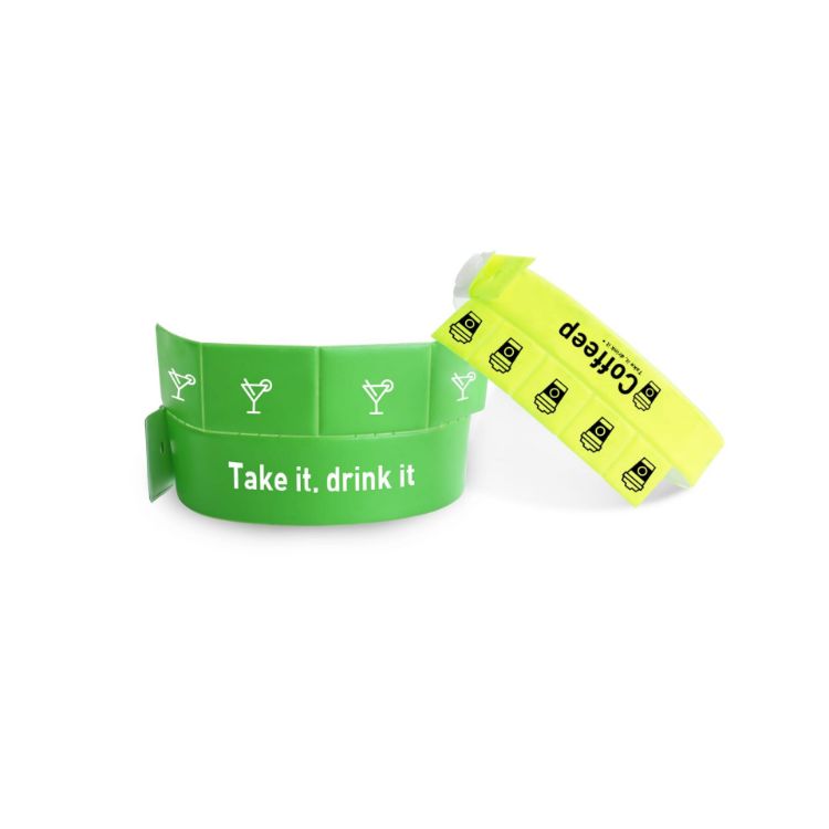 Picture of Tabbed Disposable PVC Wristband