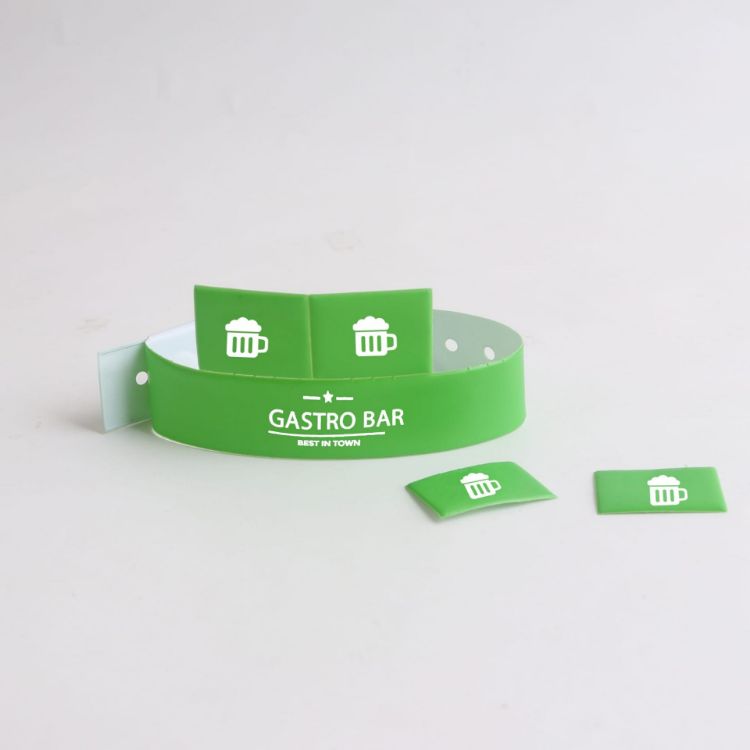 Picture of Tabbed Disposable PVC Wristband