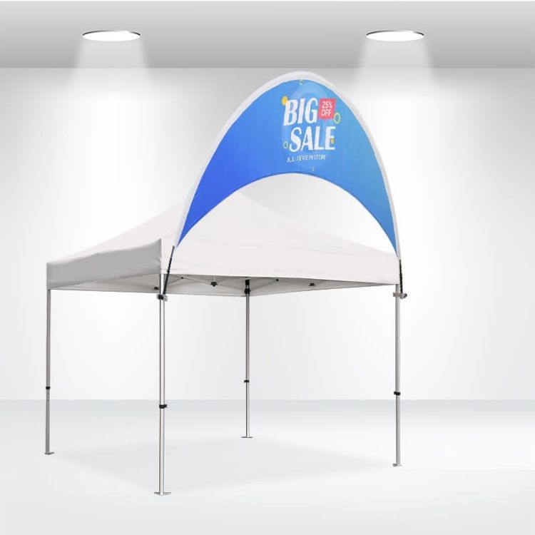 Picture of Curve Tent Billboard Banner 10x10ft