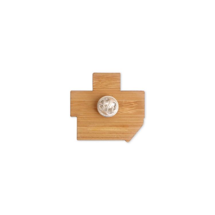 Picture of Custom Shaped Bamboo Pin