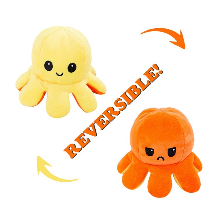 Picture of Large Reversible Octopus Plush Toy