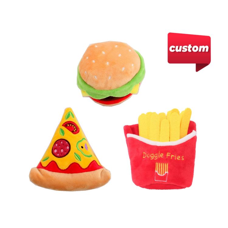 Picture of Custom Squeaky Food Shape Pet Toys