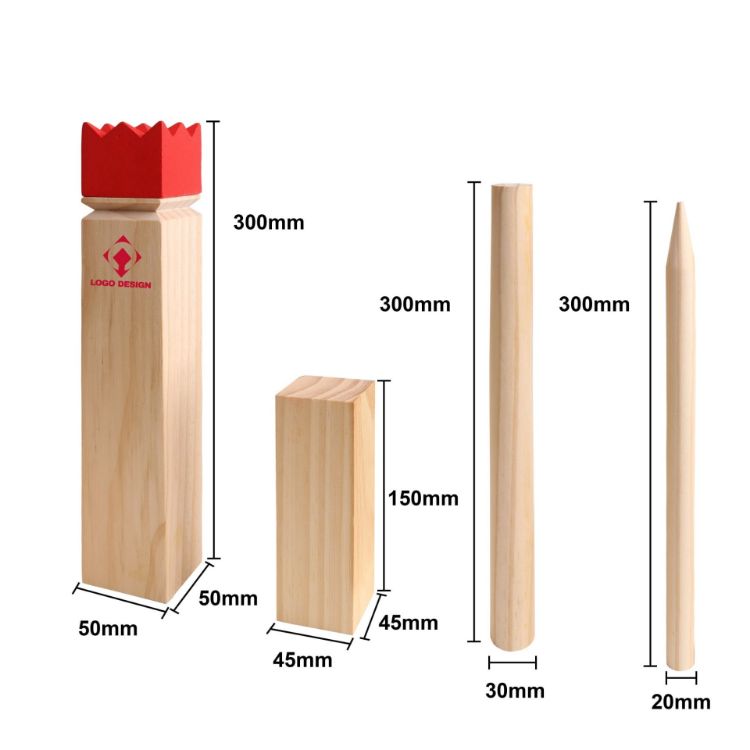 Picture of Premium Wooden Kubb Set