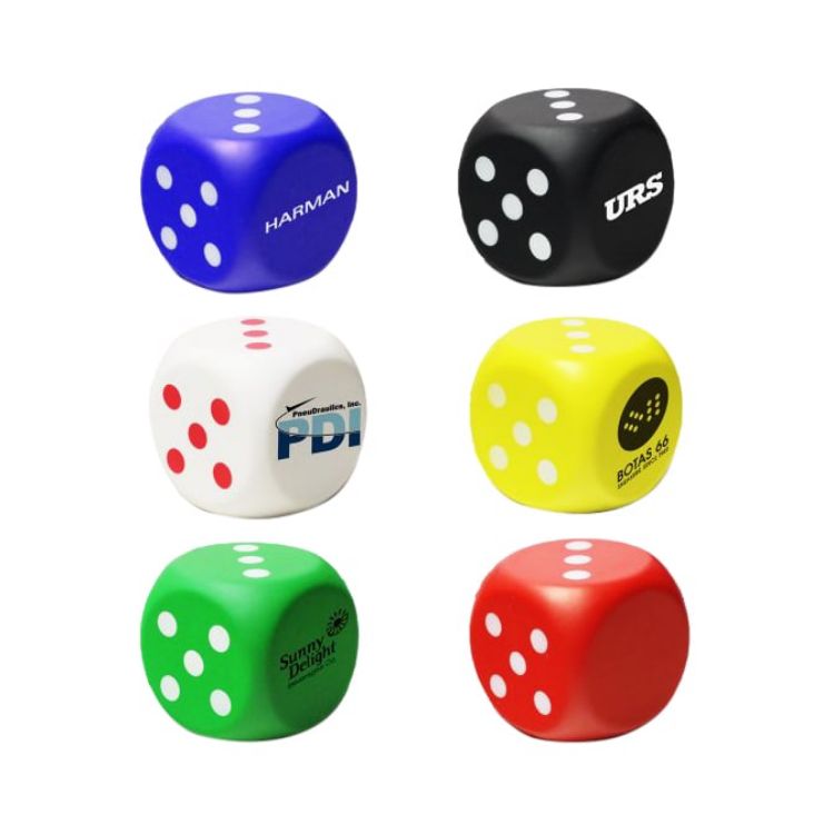 Picture of Dice Shape Stress Reliever