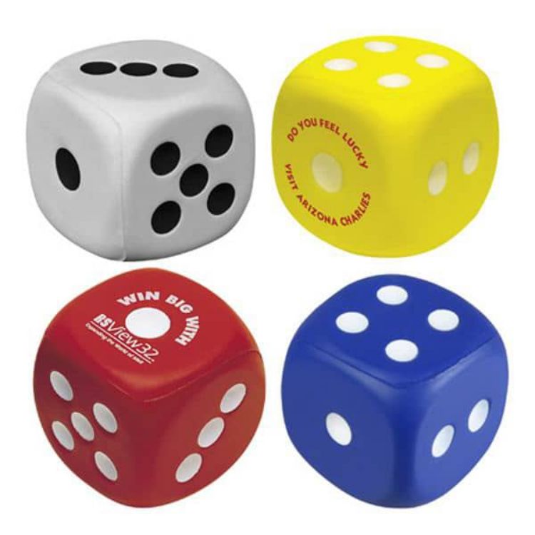 Picture of Dice Shape Stress Reliever