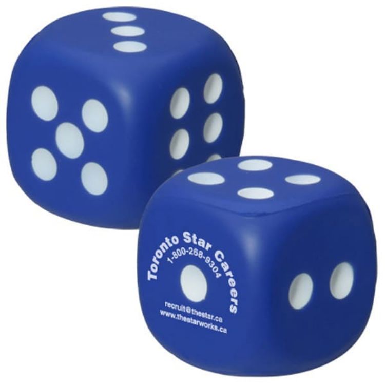 Picture of Dice Shape Stress Reliever