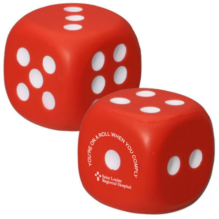 Picture of Dice Shape Stress Reliever