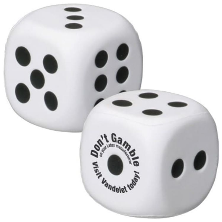 Picture of Dice Shape Stress Reliever