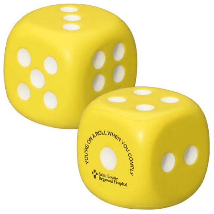 Picture of Dice Shape Stress Reliever