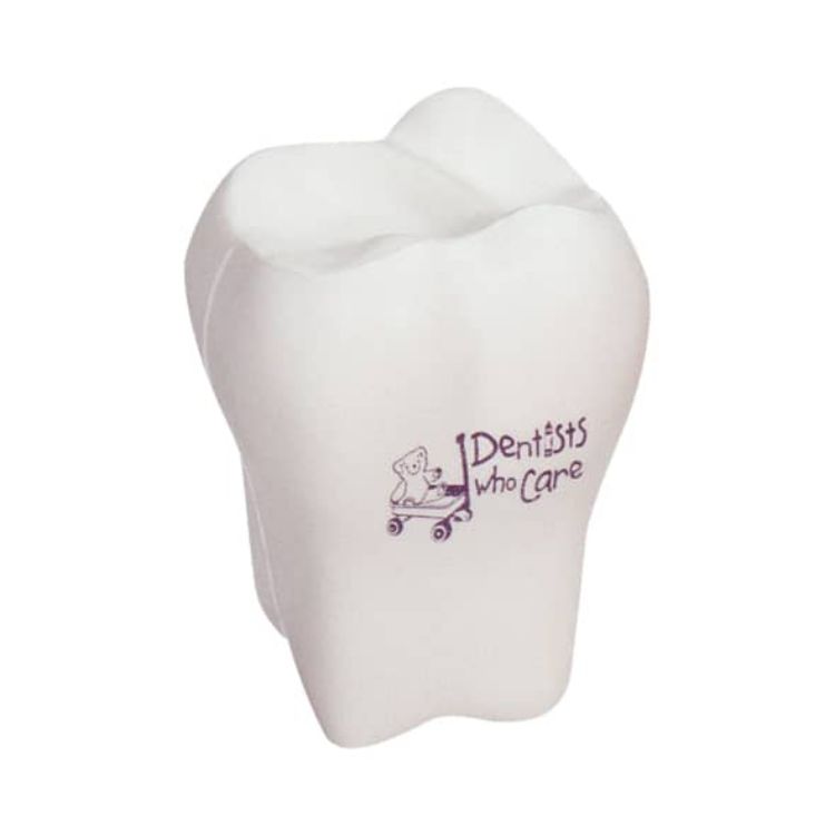 Picture of White Tooth Shape Stress Reliever