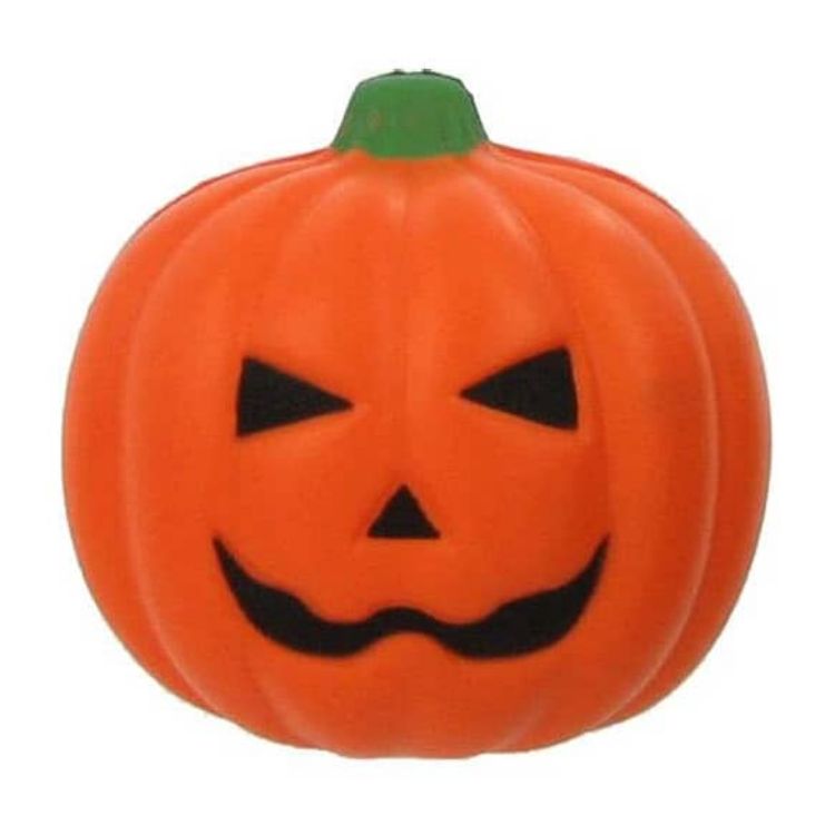 Picture of Pumpkin with Smiling Face Stress Reliever