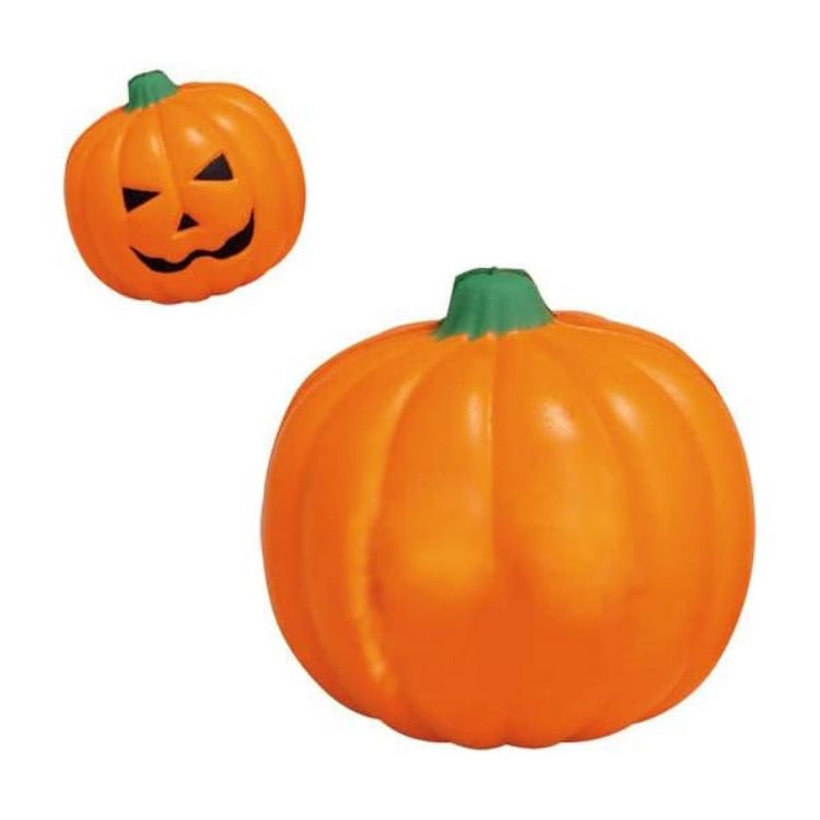 Picture of Pumpkin with Smiling Face Stress Reliever