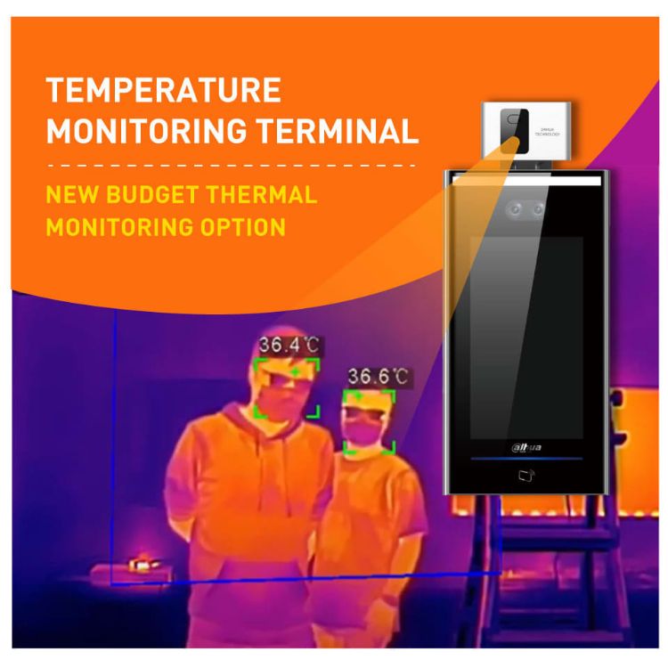 Picture of Dahua Temperature Screening Kiosk With Wall Mount