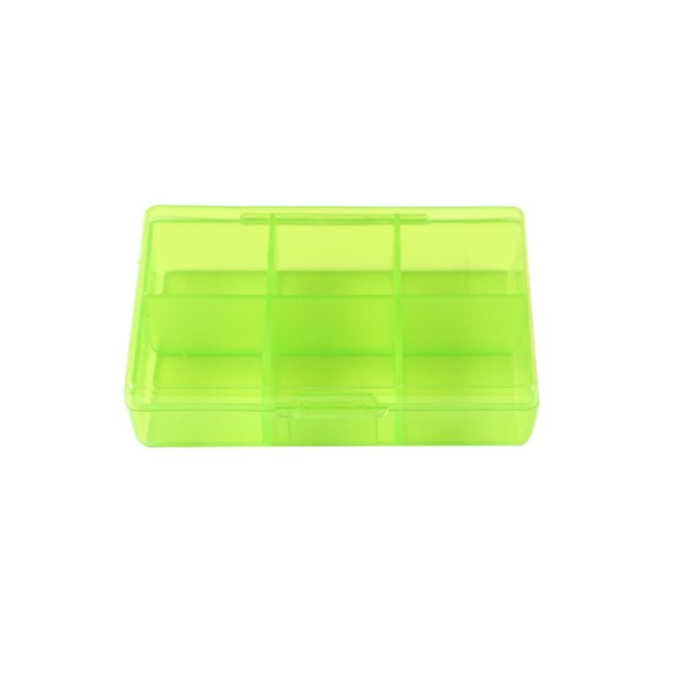 Picture of Square Six Compartment Pill Box