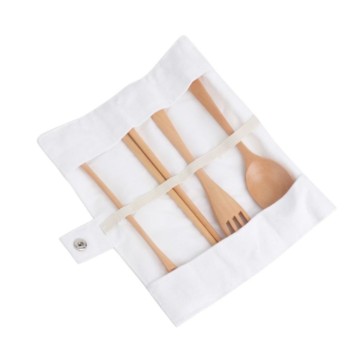 Picture of 4 pieces Wooden Utensils Set