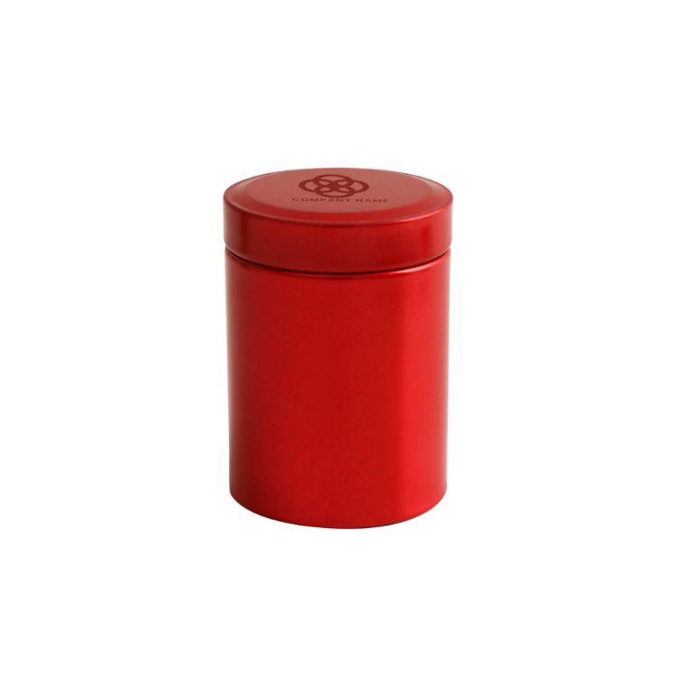 Picture of Small Metal Cylinder Tin Canisters (45 x 65mm)