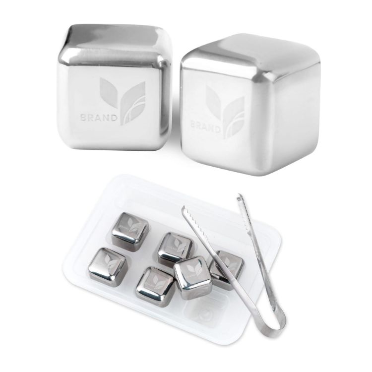 Picture of Stainless Steel Ice Cube Set (6pcs)