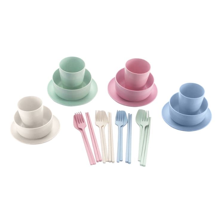 Picture of Wheat Straw Tableware Set (6 Pieces)