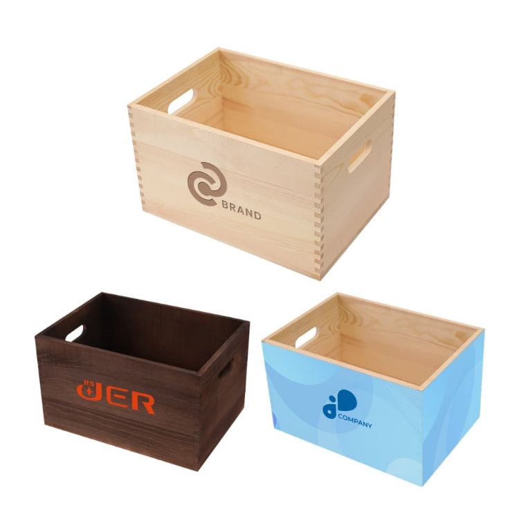 Picture of Large Wooden Storage Box