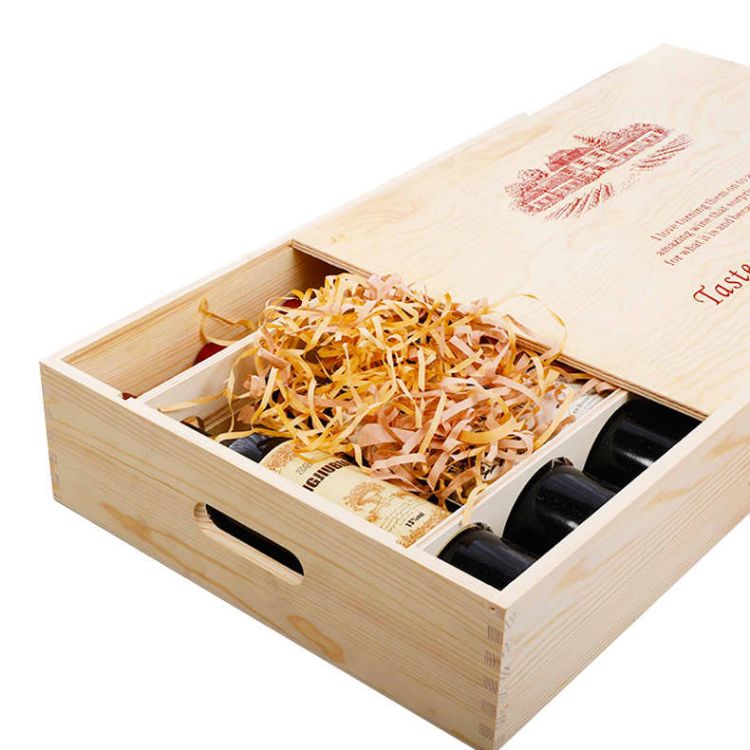 Picture of Six-pack Wooden Wine Gift Box