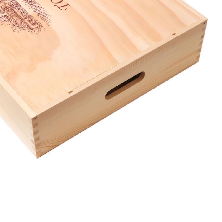 Picture of Six-pack Wooden Wine Gift Box