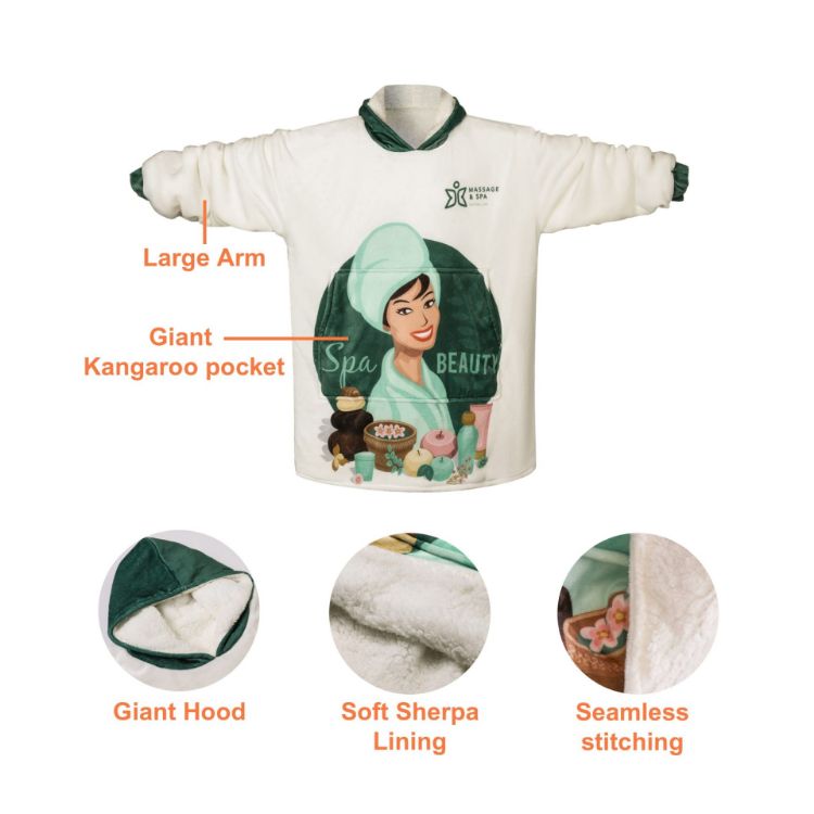 Picture of Premium Polyester Sublimated  Wearable Blanket