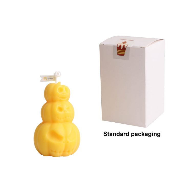 Picture of Triple Pumpkin Shape Candles