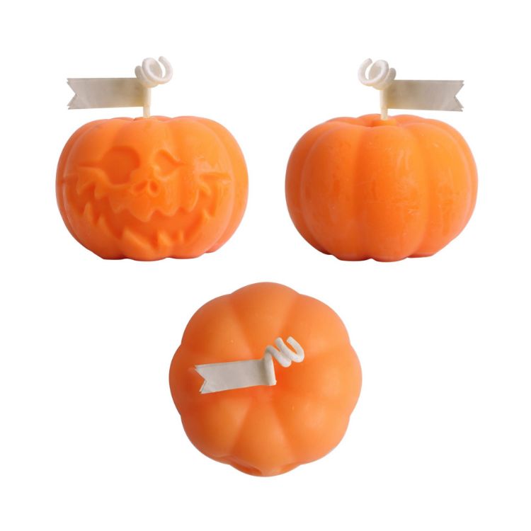 Picture of Pumpkin Shape Candles