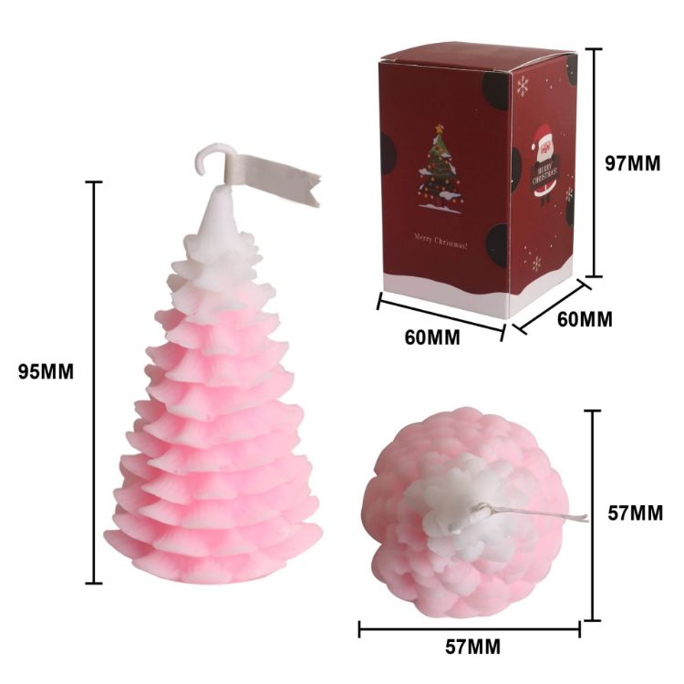 Picture of Cedar Christmas Tree Shape Candles