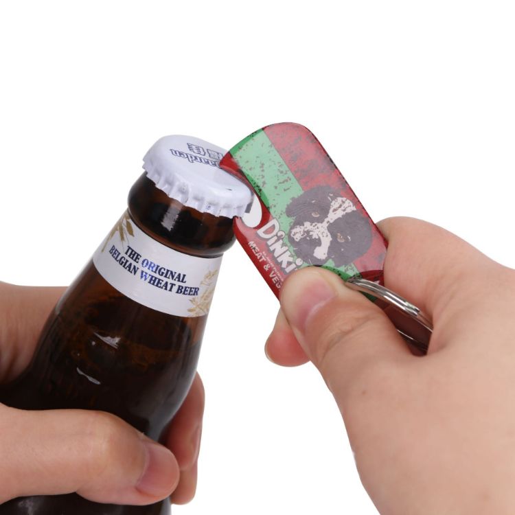 Picture of Dog Tag Bottle Opener Keyring