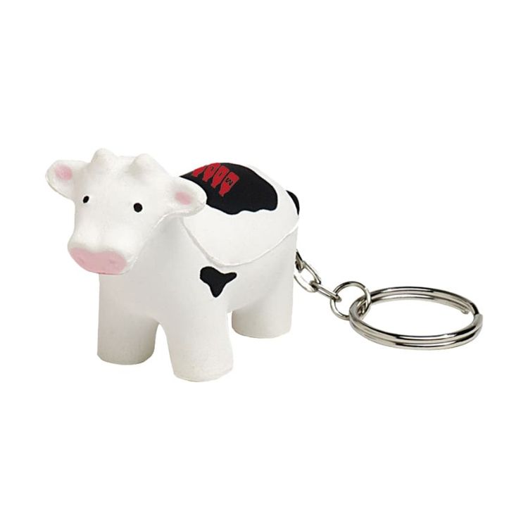 Picture of Keyring with Cow Stress Reliever