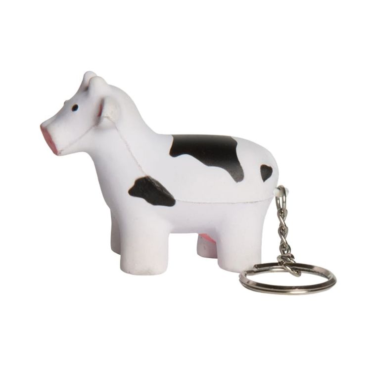 Picture of Keyring with Cow Stress Reliever