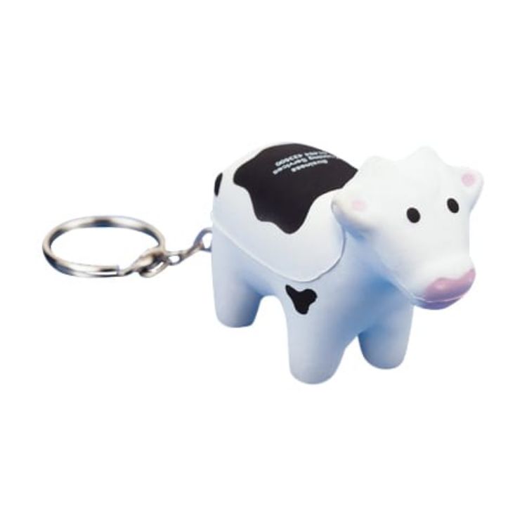 Picture of Keyring with Cow Stress Reliever