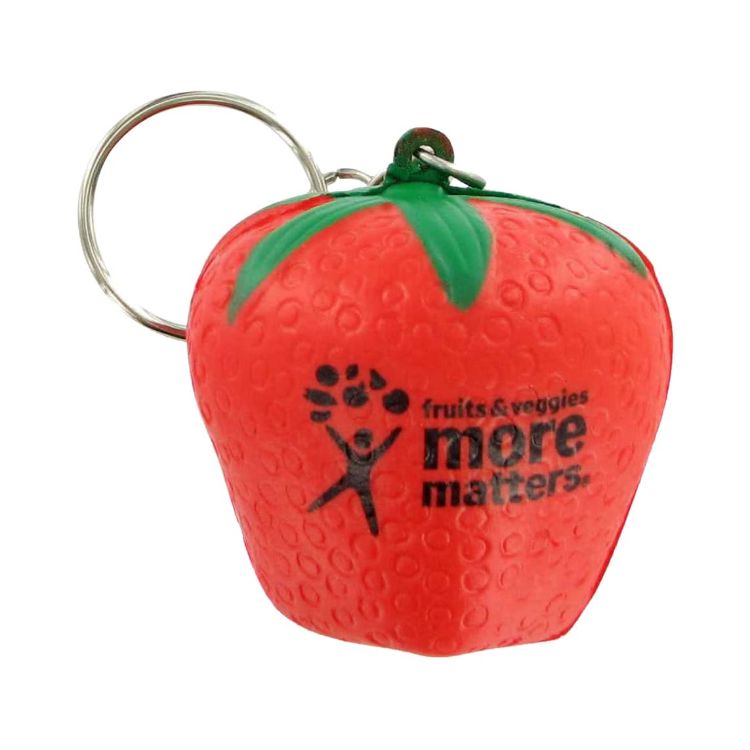 Picture of Keyring with Strawberry Stress Reliever