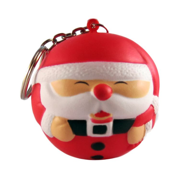 Picture of Keyring with Santa Stress Reliever