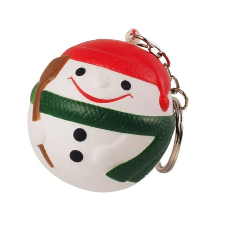 Picture of Keyring with Snowman Stress Item