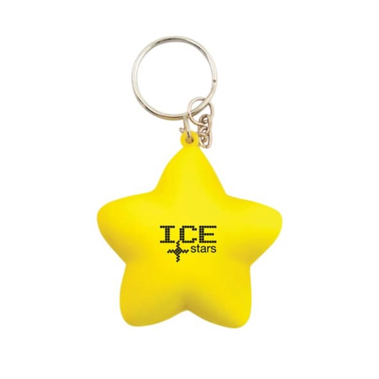 Picture of Keyring with Star Stress Reliever