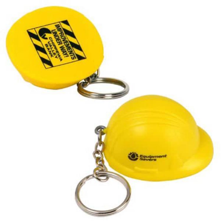 Picture of Keyring with Helmet Stress Reliever