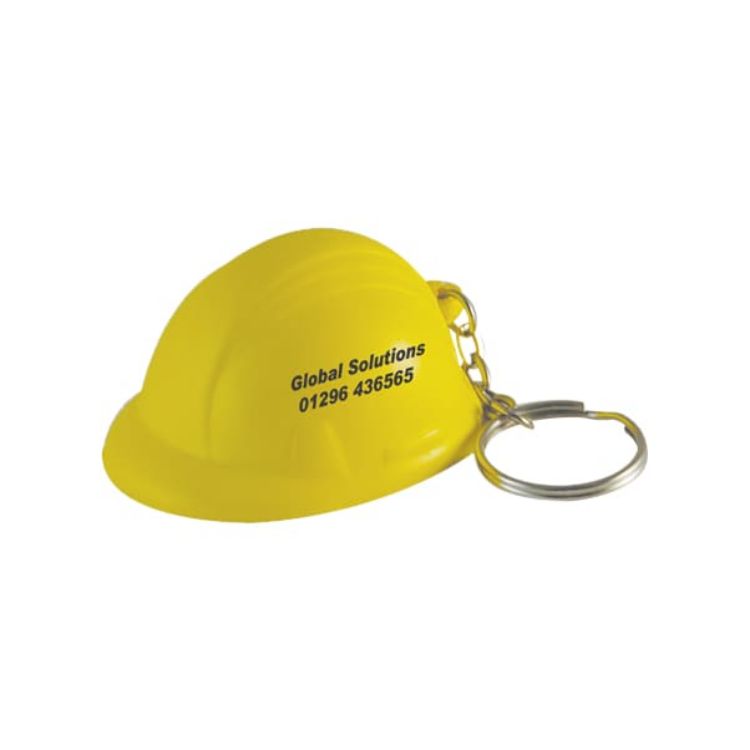 Picture of Keyring with Helmet Stress Reliever