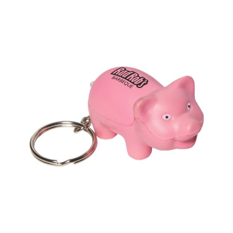 Picture of Keyring with Mini Pig Stress Item