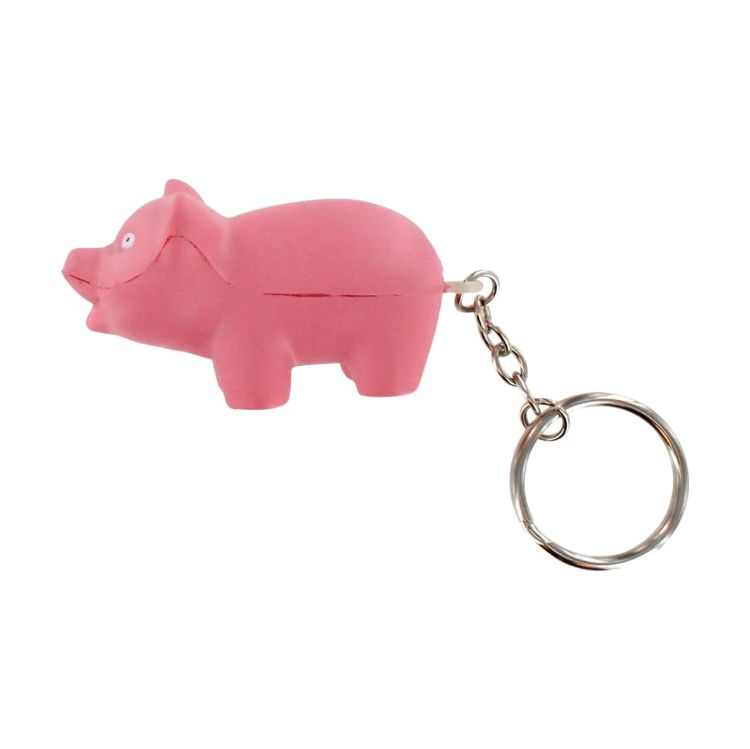 Picture of Keyring with Mini Pig Stress Item