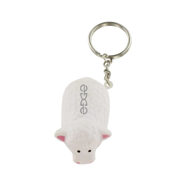 Picture of Keyring with Sheep Stress Reliever