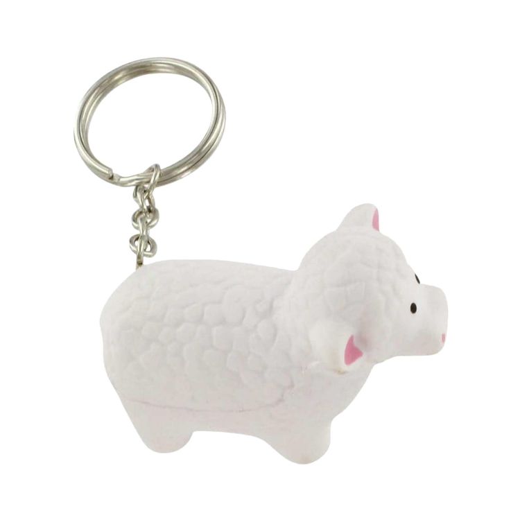 Picture of Keyring with Sheep Stress Reliever