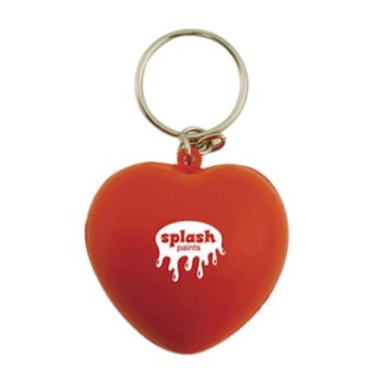 Picture of Keyring with Heart Stress Reliever